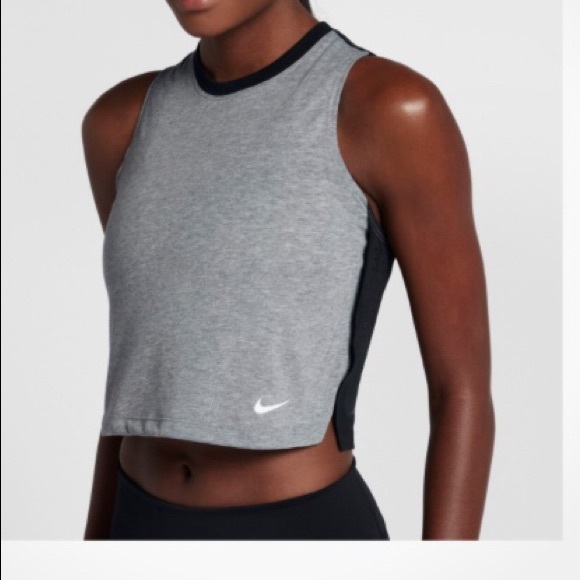 cropped training tank